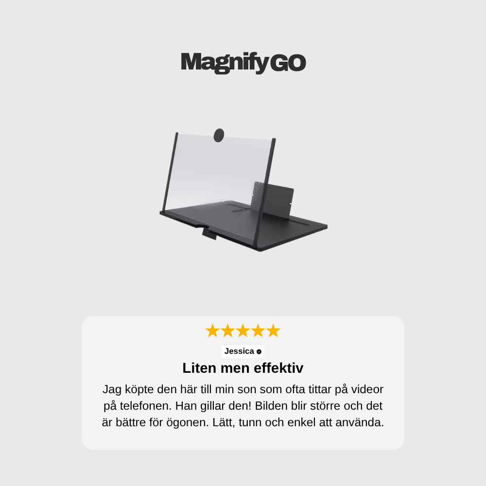MagnifyGO – Från liten skärm till stor upplevelse!